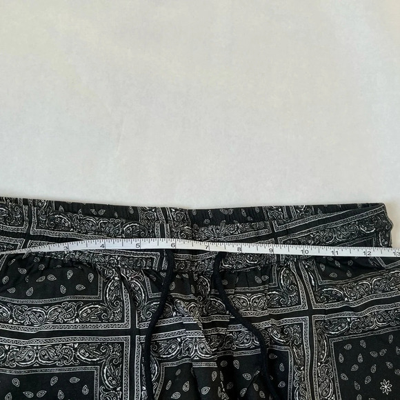 Sofie Schnoor Black White Women’s Patchwork Bandana Print Trousers Pants XS NWT - Picture 5 of 7